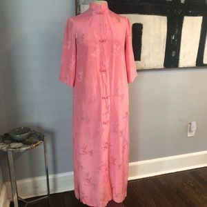 Vintage Silk Oriental Robe from Saks Fifth Avenue 1950s Very Rare